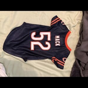 NFL Blue and Orange Sports Jersey with Number 52